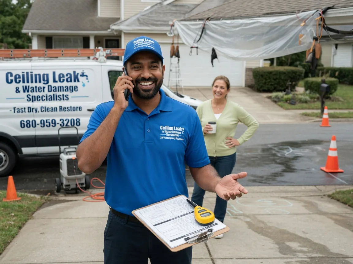 Ceiling Leak Cleanup Cobbtown, GA FAQs